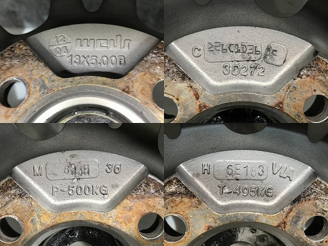 プロボックス サクシード AD等 社外 タイヤホイールセット スタッドレス 4本セット VERVA ZS 13x5/ET36/4穴 4H/PCD100/ハブ径72mm(133300)