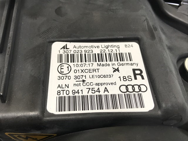 新品!A5(B8) 8T系 純正 後期 右 ヘッドライト/ランプ キセノン HID AFS無 Automotive Lighting 8T0 941 754 A 8T0941754A アウディ(133977)