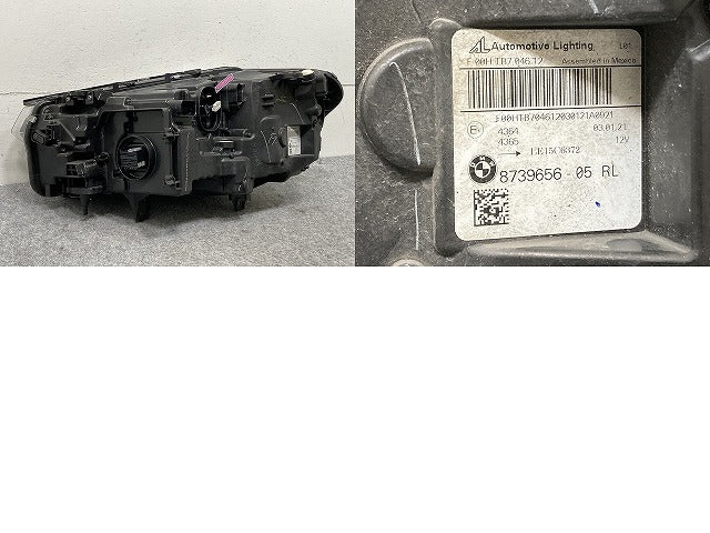 ジャンク!X3/X4 G01/G02 純正 前期 右 ヘッドライト/ランプ LED AL Automotive Lighting 8739656-05 BMW(134141)
