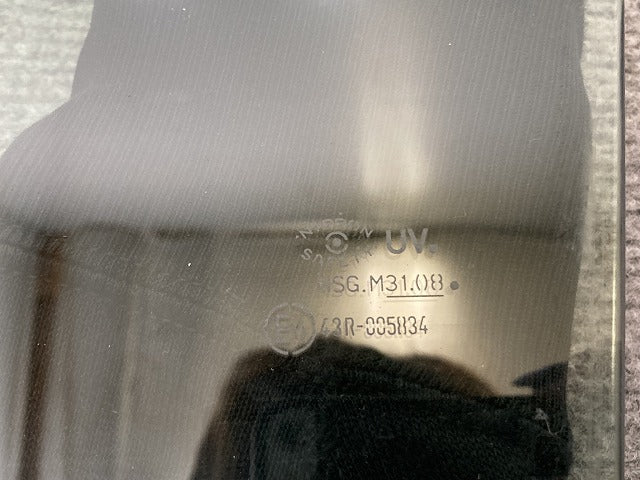 デイズルークス/eKスペース B21A/B11A 純正 左 フロント ドア ガラス 43R-005834 80301-6A00L 日産(134936)