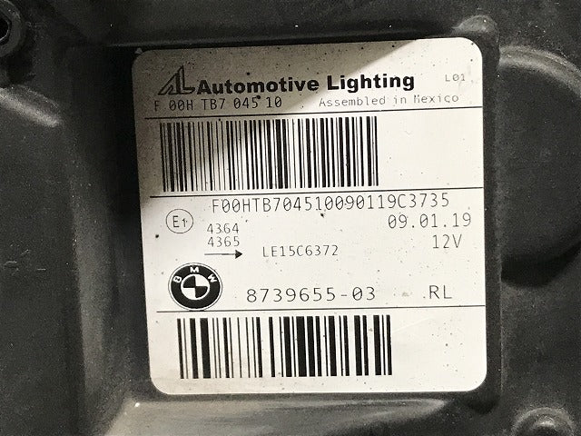 ジャンク!X3/X4 G01/G02 純正 前期 左 ヘッドライト/ランプ LED AL Automotive Lighting 8739655-03 BMW(135443)
