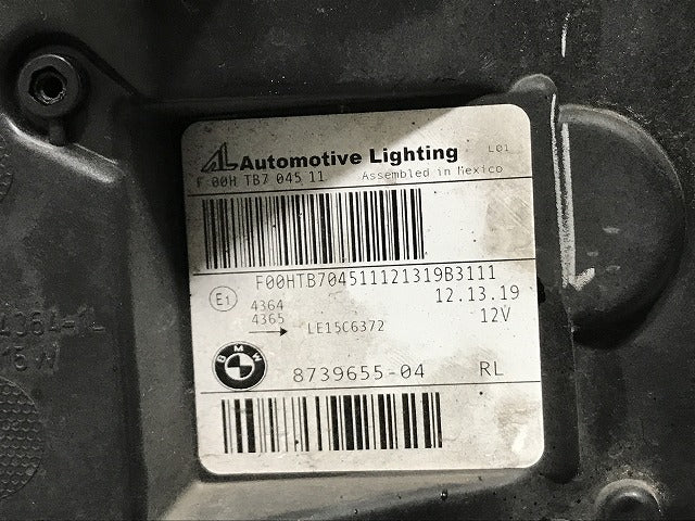 ジャンク!X3/X4 G01/G02 純正 前期 左 ヘッドライト/ランプ LED AL Automotive Lighting 8739655-04 BMW(135537)