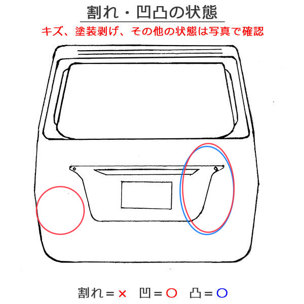 新品!ムーヴ L150S/L152S/L160S 純正 リアゲート/バックドア/リアハッチ 67005-B2090 未塗装 ダイハツ(135724)