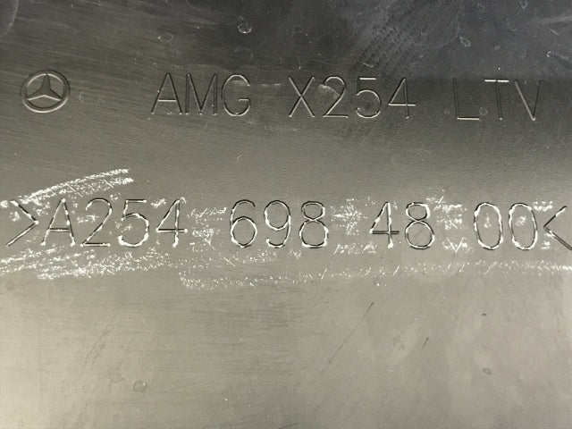 新車外し!GLCクラス/AMG W254/X254 純正 右 サイドステップ/サイドスカート A254 698 48 00 ブラック ソリッド メルセデスベンツ(136545)