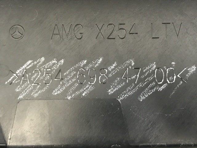 新車外し!GLCクラス/AMG W254/X254 純正 左 サイドステップ/サイドスカート A254 698 47 00 ブラック ソリッド メルセデスベンツ(136547)