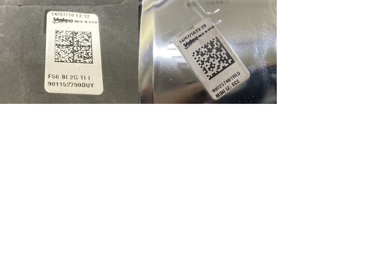 ミニ クーパー F55/F56 純正 前期 左 ヘッドライト/ランプ LED VALEO 63.11-7472227-01 MINI(138032)