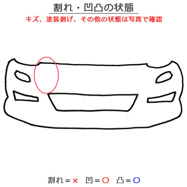 シエンタ NCP81G/NCP85G 純正 後期 フロント バンパー 52119-52550 スーパーレッドⅤ 3P0 トヨタ(138550)