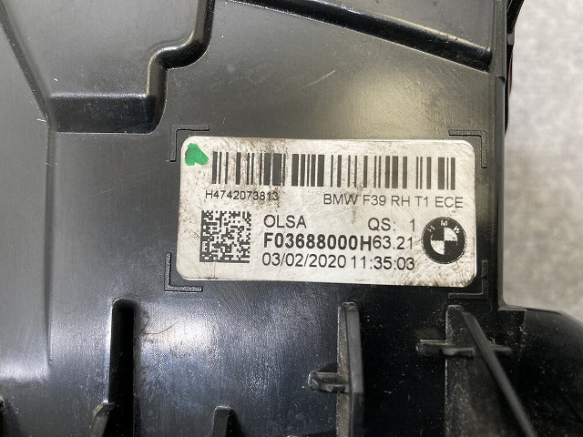 X2 F39 純正 右 テールランプ/ライト/レンズ LED F03688000H BMW(139280)