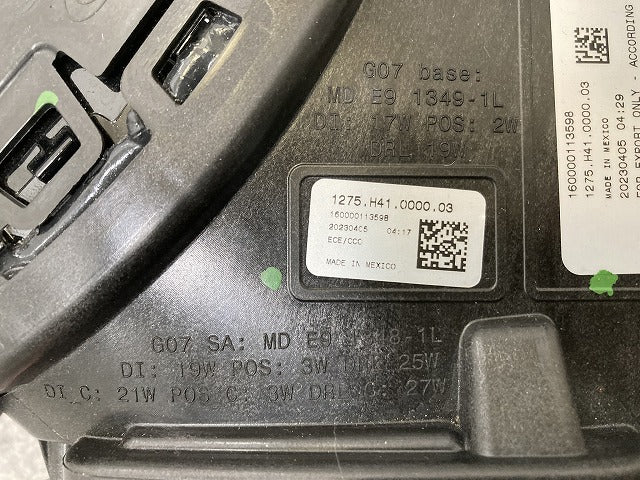 X7 G07 純正 後期 左 ウィンカー LED デイライト 5A20A05 05 BMW(139284)