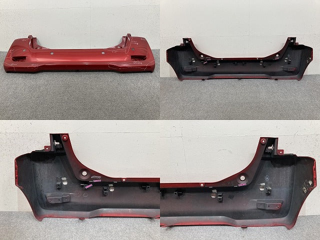デイズ ルークス/eKスペース B21A/B11A 純正 リア バンパー 6410C599 スパークリングレッドメタリック RMR 日産(139440)