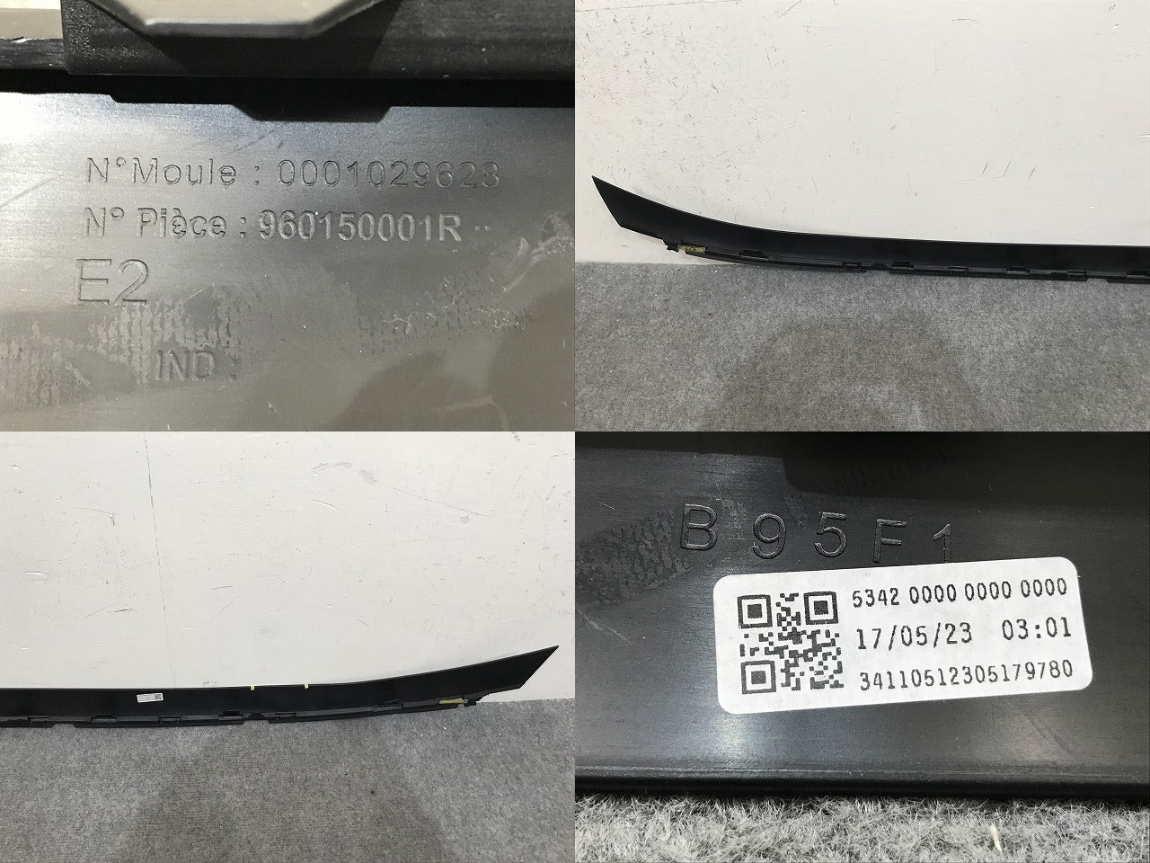 新品!メガーヌ3 MK4M/MF4 純正 フロント スポイラー 0001029628/960150001R 素地 ルノー(139579)