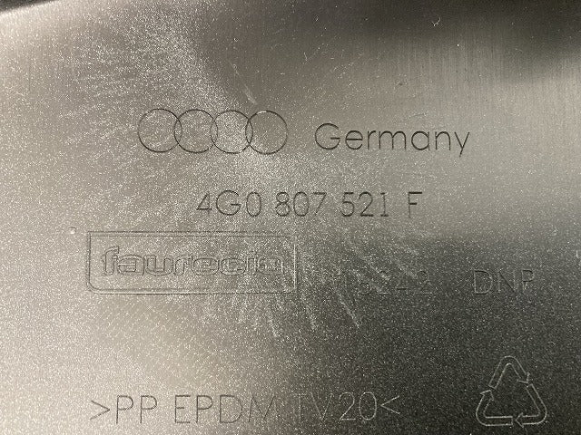 新品!A6(C7) 4G系 純正 リア スポイラー 4G0 807 521 F 4G0807521F1RR グレー ソリッド アウディ(139809)