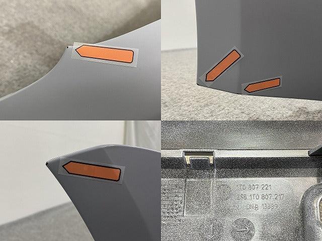 新品!トゥーラン 1T系 純正 フロント バンパー 1T0 807 221 1T0807217CGRU サフ フォルクスワーゲン(140048)