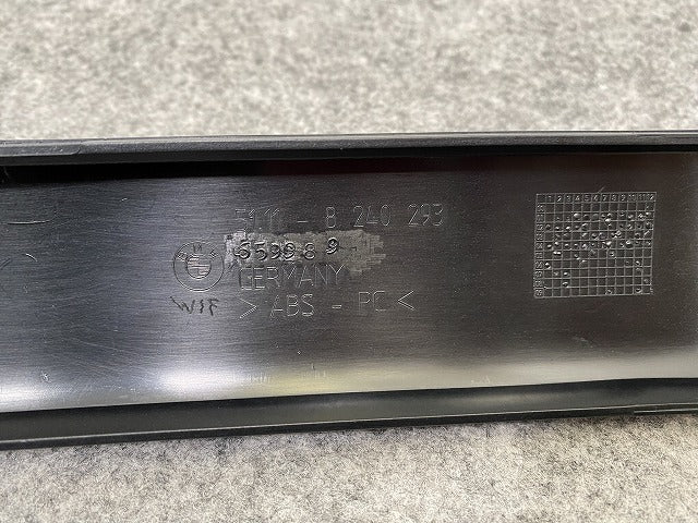 新品!7シリーズ E65/E66/2001-2009 純正 左 フロント バンパーモール 51 11 8 240 293 51117043457 サフ BMW(140087)
