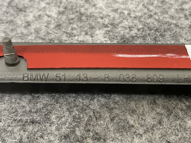 新品!X5 E70 純正 左 リア リアドアモール 51.13-8 036 809 51137903859 サフ BMW(140219)