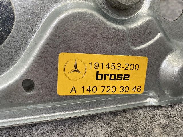 新品!Sクラス W140 純正 右 フロント ドア レギュレター A 140 720 30 46 1407203046 メルセデスベンツ(140227)