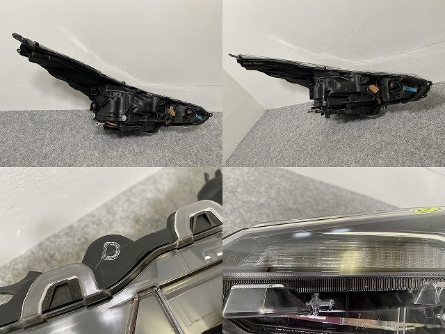 プリウス 50系/ZVW50/ZVW51/ZVW55 純正 後期 左 ヘッドライト/ランプ LED レベライザー 刻印D KOITO 47-104 トヨタ(140343)