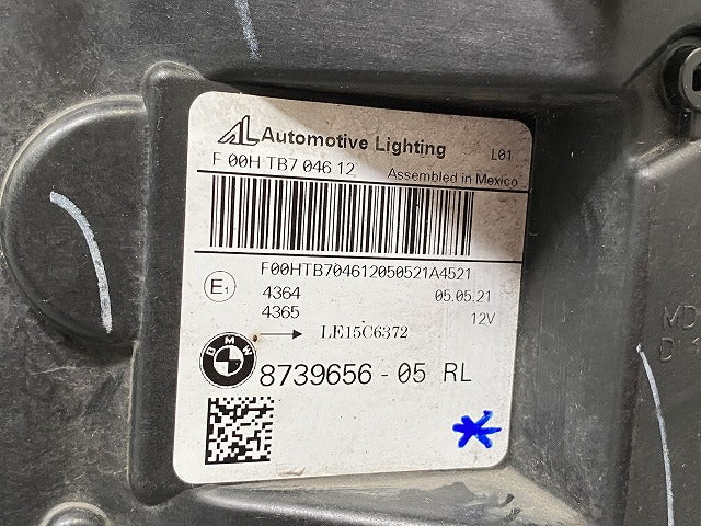 ジャンク!X3/X4 G01/G02 純正 前期 右 ヘッドライト/ランプ LED AL Automotive Lighting 8739656-05 BMW(141032)