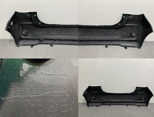 パッソ M700A/M710A 純正 リア バンパー 52159-B1120 ダークエメラルドマイカ G58 トヨタ(141375)