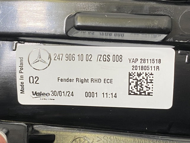 新品!Bクラス W245 純正 テールランプ/ライト/レンズ LED VALEO 247 906 10 02 A 2479061002 メルセデスベンツ(141461)