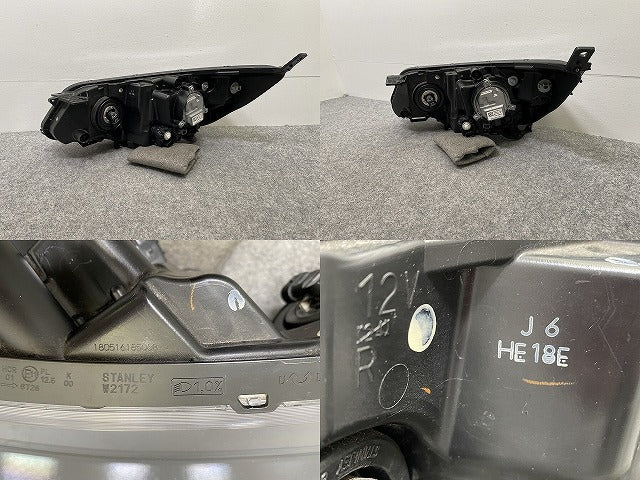 フリード GB5/GB6 ハイブリッド/GB7/GB8 純正 右 ヘッドライト/ランプ LED レベライザー 刻印J6 STANLEY W2172 ホンダ(141896)