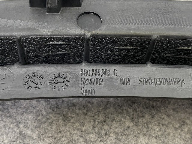 新品!ポロ/POLO 6RCAV/6RCBZ フロント スポイラー バンパー 6R0.805.903 素地 フォルクスワーゲン(142340)