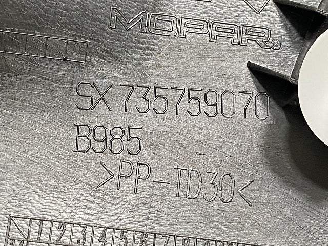 新品!500X クロス/334 純正 左 フロント フェンダーアーチモール/オーバーフェンダー SX 735759070 735759146 素地 フィアット(142350)