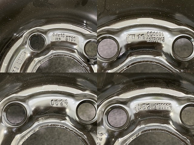 新品!ポロ/POLO 6R系 純正 ホイール 1本のみ 15x6J/ET38/5穴 5H/PCD100/ハブ径58mm 6C0601027F03C フォルクスワーゲン(142497)