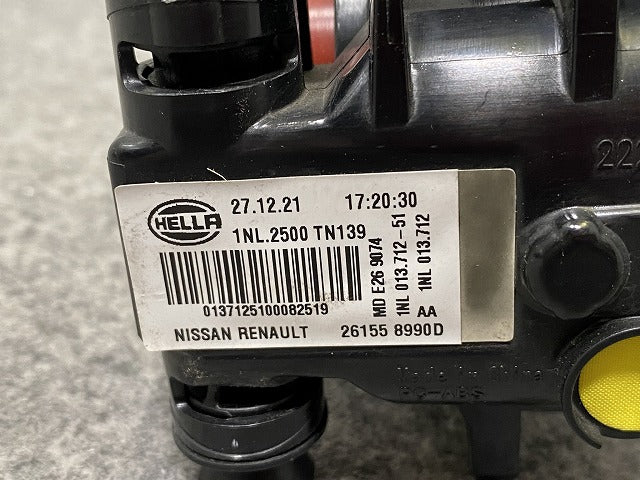 ノート/NOTE E13/SNE13 純正 左 フォグランプ/フォグライト LED HELLA 26155 8990D 日産(142602)