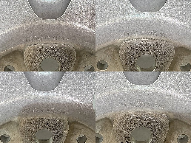 新品!ミニ 3ドア(F56) 2014-2022 純正 MINIホイール 1本のみ 15x5.5J/ET46/5穴 5H/PCD112/ハブ径66mm 6855101 36116855101 MINI(142765)
