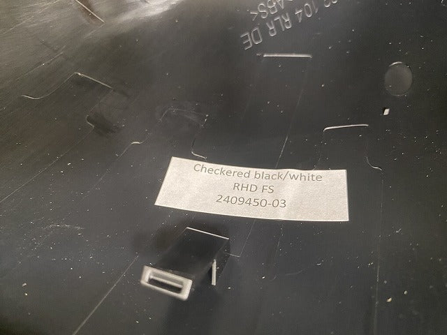 新品!ミニ F54/F55/F56/F57 純正 右 ドアミラー カバー チェッカーフラッグ C0128 104 RLR DE 51162409450 MINI(142840)