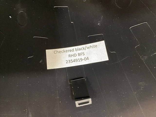 新品!ミニ F54/F55/F56/F57 純正 右 ドアミラー カバー チェッカーフラッグ C0174 155 RLL DE 51142354919 ブラック ソリッド MINI(142842)