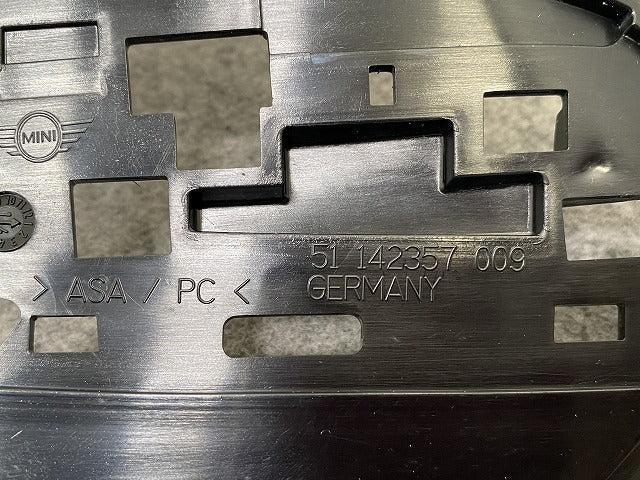 新品!ミニ F55/F56/F57 純正 左 スカットル トリム チェッカーフラッグ 51 142357 009 51142347948 ホワイト ソリッド MINI(142984)