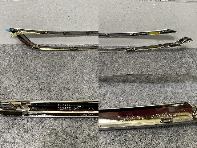 新品!CITROEN/グランド C4 ピカソ 純正 左 フロント クロームバンパーモールディング 202680 1617536780 メッキ シトロエン(142989)