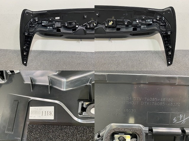 新車取外し!ハリアー 60系/ZSU60W/ZSU65W/ASU60W/65W/AVU65W 純正 後期 リア ルーフスポイラー/ウイング 76085-48180/76085-48170(143371)