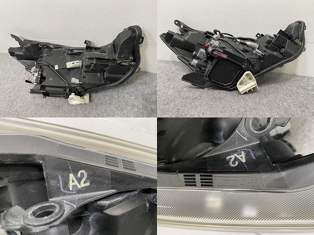 プリウスα/アルファ ZVW40W/ZVW41W 純正 後期 左 ヘッドライト/ランプ LED レベライザー 刻印A2 KOITO 47-65 トヨタ(143419)
