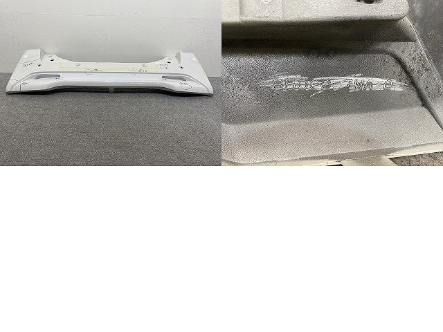 ルークス ハイウェイスター B44A/B45A/B47A/B48A 純正 リア バンパー ソナー付 85022 7NA-0 ホワイトパール QBB 日産(143564)