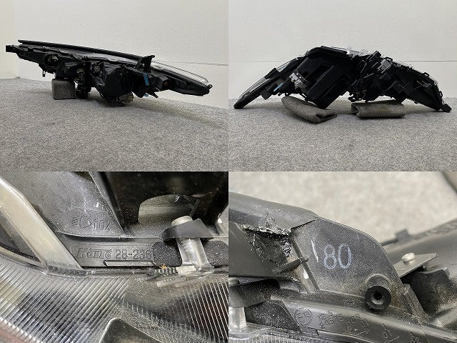 エスティマ 4型/最終型 50系/ACR50W/ACR55W/GSR50W/GSR55W AHR20W 純正 後期 右 ヘッドライト/ランプ LED 刻印80 28-236(143598)