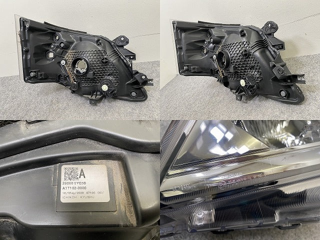 キャラバン NV350 標準/ワイド/ライダー/GX E26 純正 後期 左 ヘッドライト/ランプ ハロゲンLED 刻印A ICHIKOH 1946 26075-5YE5B(143802)