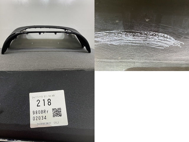 プリウス 60系/ZVW60/ZVW65/MXWH60/MXWH65/MXWH61 純正 リア バンパー 52159 47230 アティチュードブラックマイカ 218 トヨタ(144026)