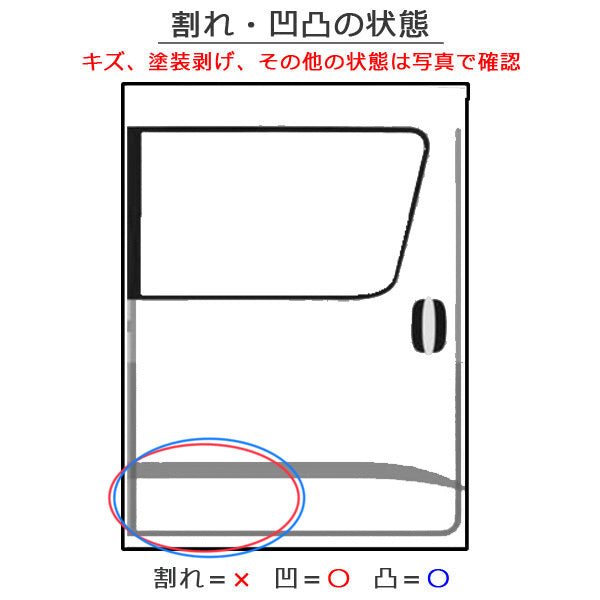 フリード GB5/GB6 ハイブリッド/GB7/GB8 純正 右 スライドドア ホワイト パール ホンダ(144171)