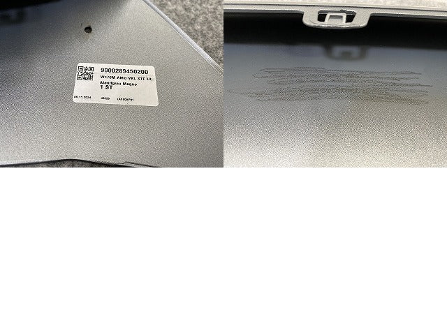 新品!Aクラス W176/AMG 純正 フロント バンパー ロアモール A 176 885 2300 A 1768854400 シルバー メタリック メルセデスベンツ(144249)