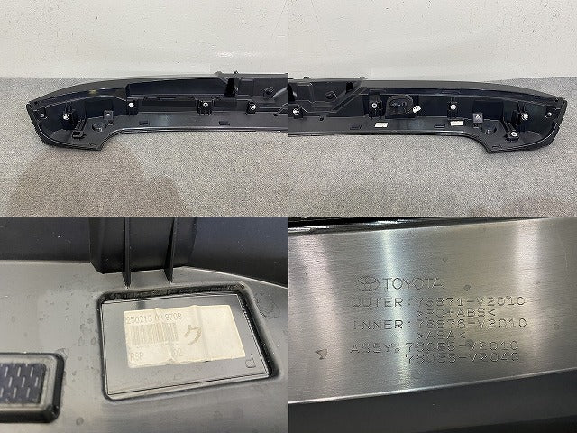 アルファード 40系/AGH40W/AGH45W ハイブリッド/AAHH40W/45W 純正 リア ルーフスポイラー/ウイング 76871-V2010 476085-V2901-C0(144281)