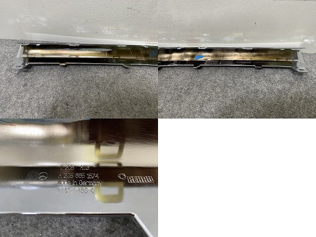 新品!Cクラス W205/AMG 純正 フロント バンパーメッキモール/ガーニッシュ A 205 885 1574 A 2058851574 メッキ メルセデスベンツ(144305)