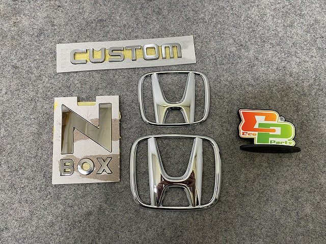 新車取り外し!N-BOX/NBOX Nボックス カスタム/JF5/JF6 純正 エンブレム/オーナメント 75700-TA0-A000 メッキ ホンダ(144387)