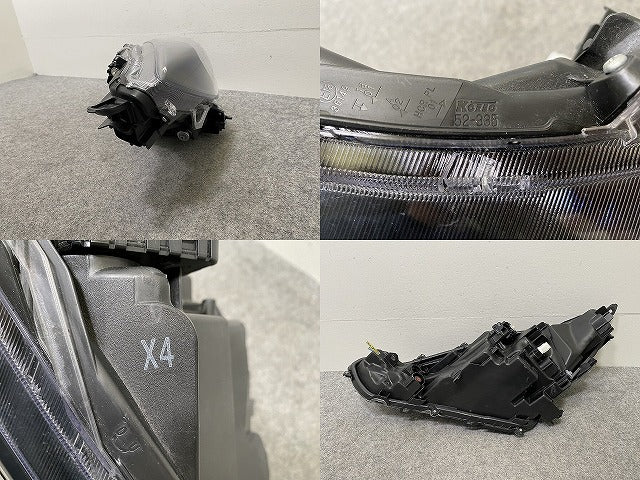 アクア/AQUA MXPK10/MXPK11/MXPK15/MXPK16 純正 右 ヘッドライト/ランプ レベライザーLED 刻印X4 KOITO 52-335 81105-52N70 トヨタ(144559)