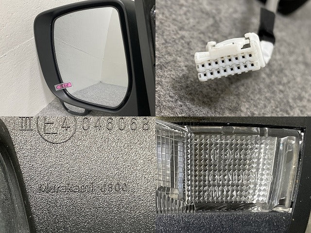 ハイゼット/サンバーバン/ピクシスバン S700V/S710V S700M/S710M S700B/S710B 純正 左 ドアミラー 9線 ウインカー付 J800/21107(144690)