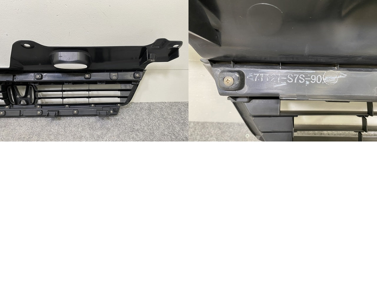 ステップワゴン RF3/RF4 純正 後期 フロント グリル/ラジエーターグリル 71121-S7S-90 素地/メッキ ホンダ(144773)