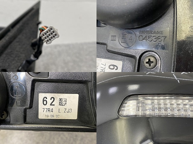 ジムニー JB64W 左 ドアミラー 8線 ウインカー付 ishizaki 045367/W0900 ブルーイッシュブラックパール3 ZJ3 スズキ(145024)