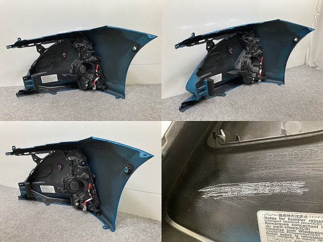 プリウス PHV ZVW52 純正 右 フロント バンパー 52112-47090 スピリテッドアクアメタリック 791 トヨタ(145134)